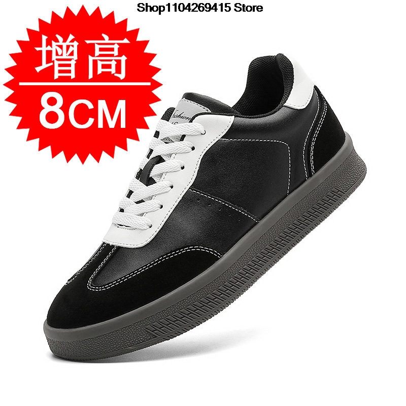 Men'S Shoes With Height Increase - Men Invisible Height-increasing Shoes 8 Cm