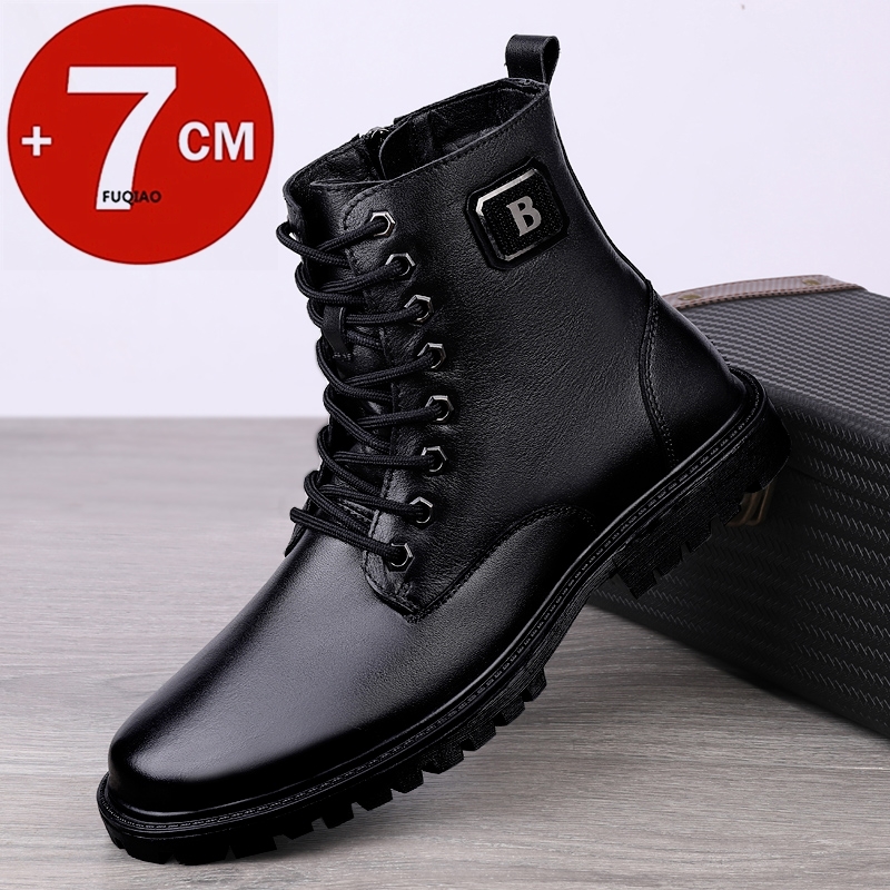 Men's Genuine Leather Elevator - огляд і ціна Men'S Shoes With Height Increase
