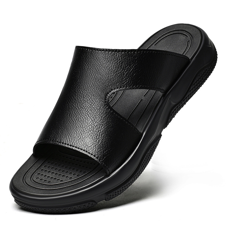 Men's Leather Slide Sandals No - огляд і ціна Men'S Shoes Hey Dude