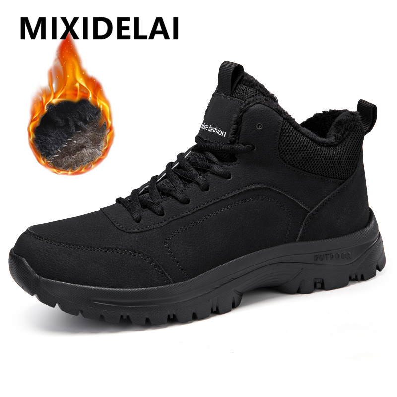 Winter Men's Boots Warm Plush  - огляд і ціна Men'S Shoes Hoka Sale