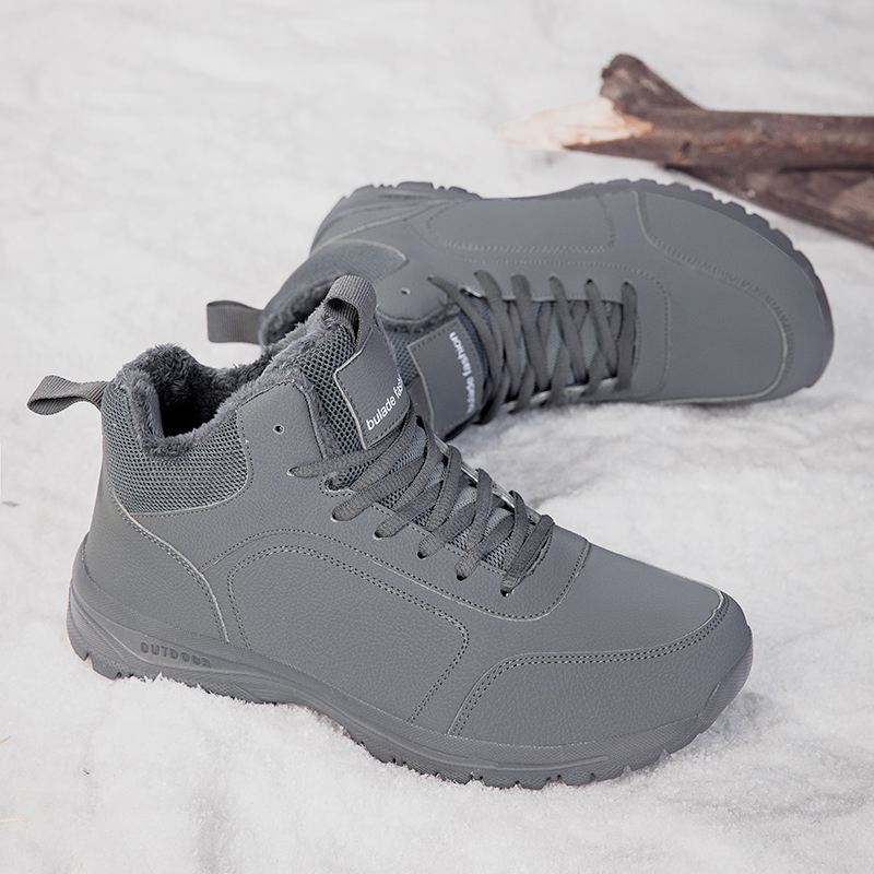 Winter Men's Boots Warm Plush  - огляд і ціна Men'S Shoes Hoka Sale
