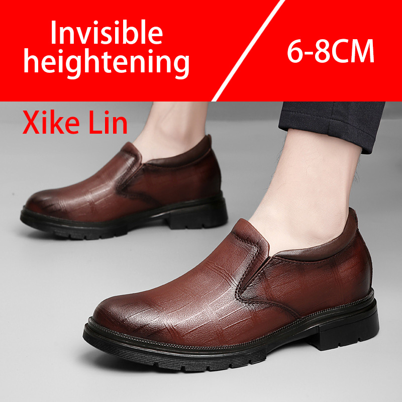 Casual Men's Leather Shoes Com - огляд і ціна Men'S Shoes With Height Increase