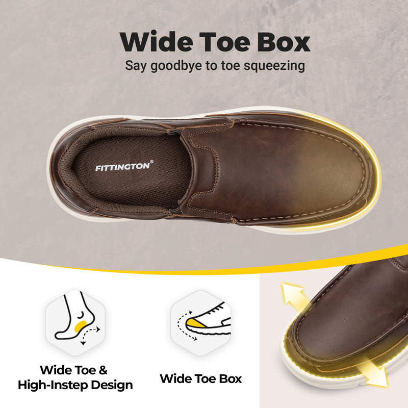 Fittington Men'S Slip‑On Dress - огляд і ціна Men'S Shoes Water Resistant