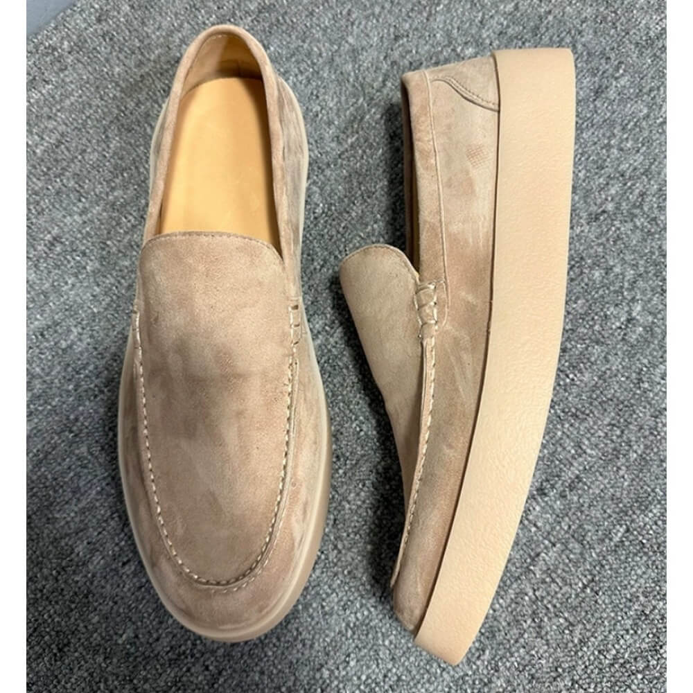 Luxury Beige Suede Platform Lo - огляд і ціна Men'S Shoes Smart
