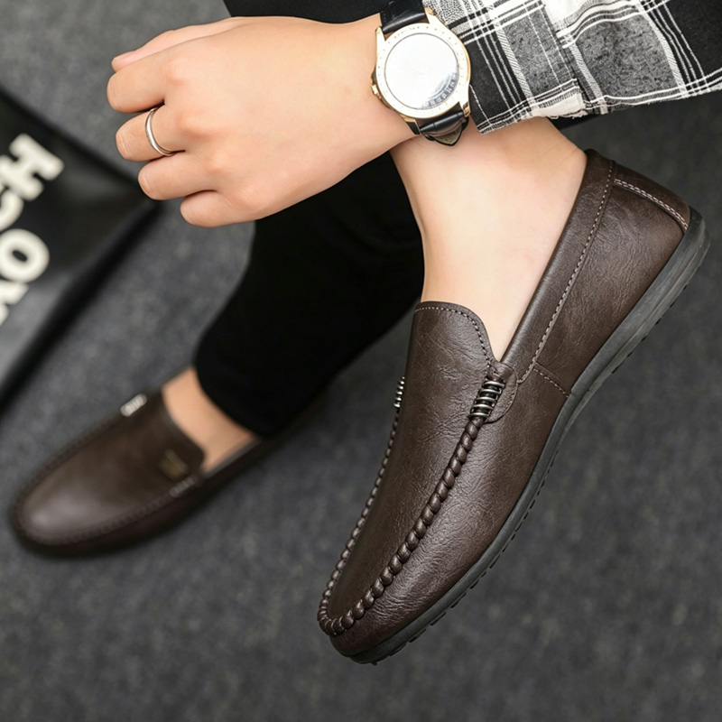 British Style Men's Leather Sh - огляд і ціна Men'S Shoes Hey Dude