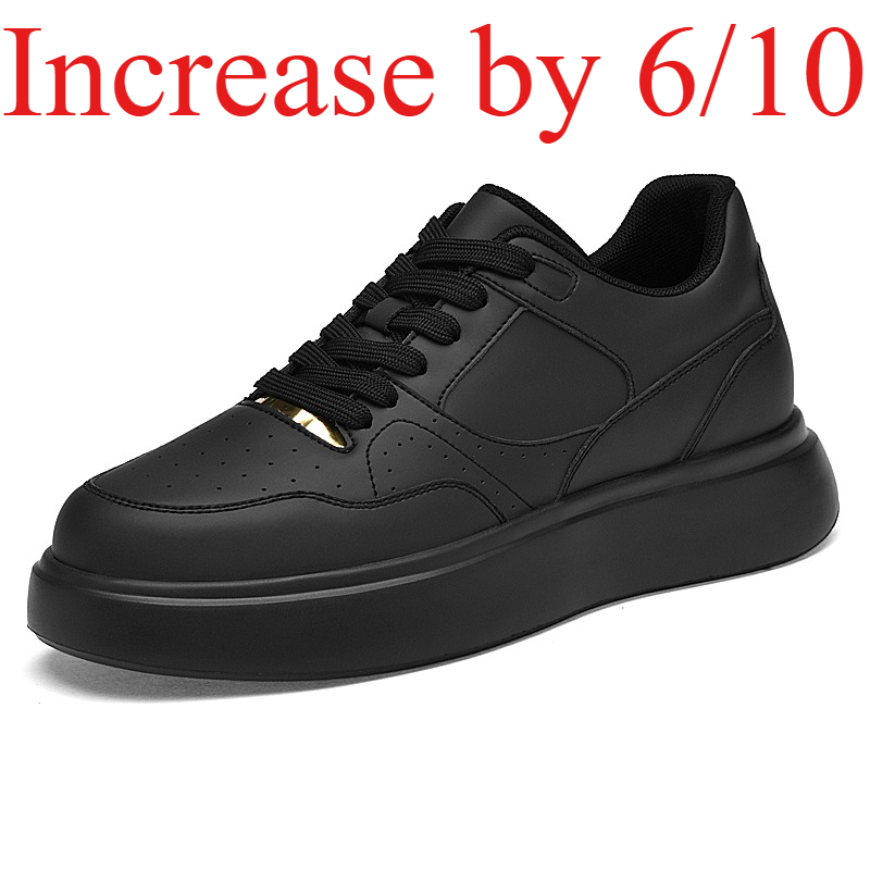 Men Solid Faux Leather Skate S - огляд і ціна Men'S Shoes With Height Increase