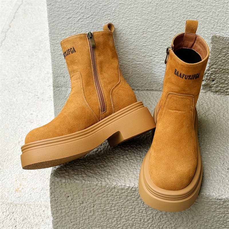 Winter Europe America Retro Th - огляд і ціна Men'S Shoes With Height Increase