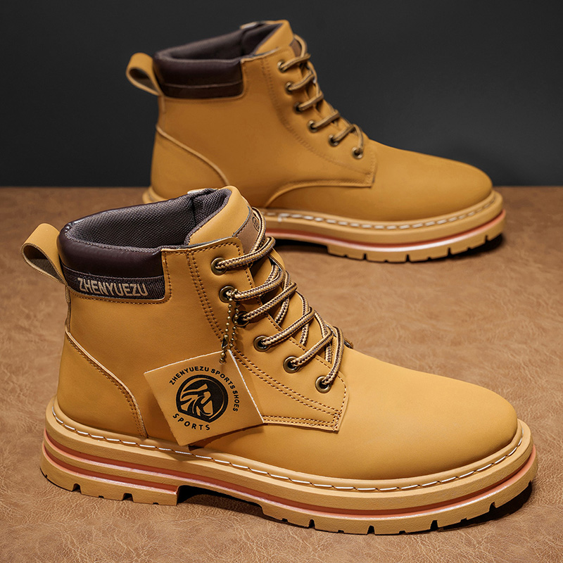 Autumn and Winter Retro Short  - огляд і ціна Men'S Shoes With Height Increase