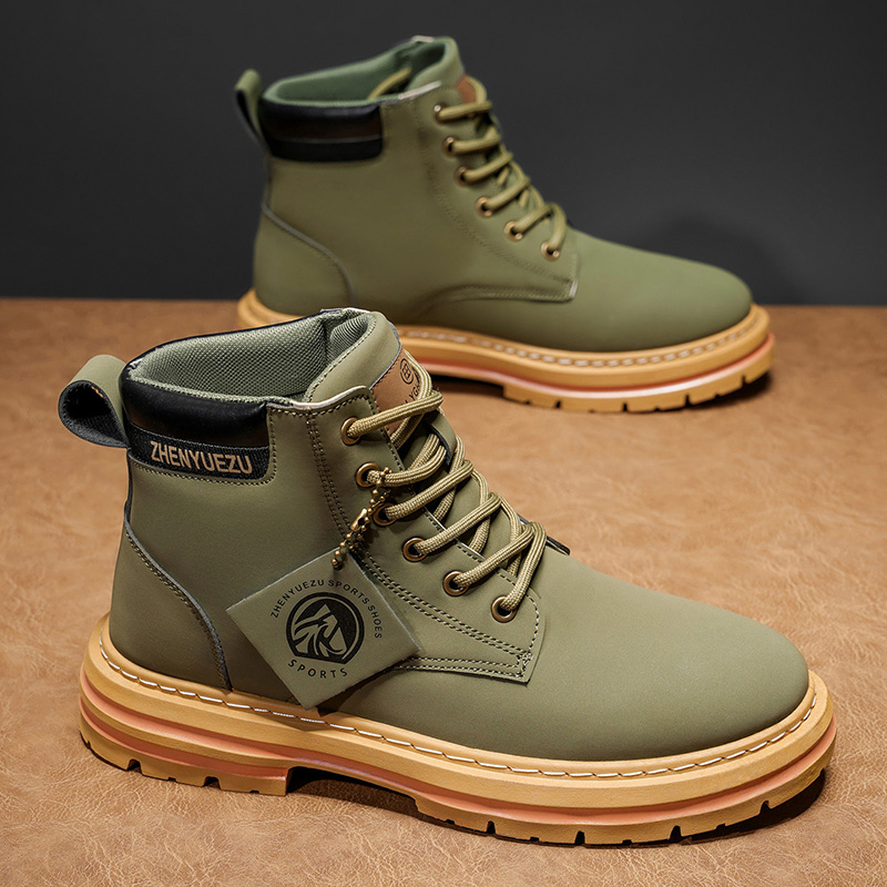 Autumn and Winter Retro Short  - огляд і ціна Men'S Shoes With Height Increase