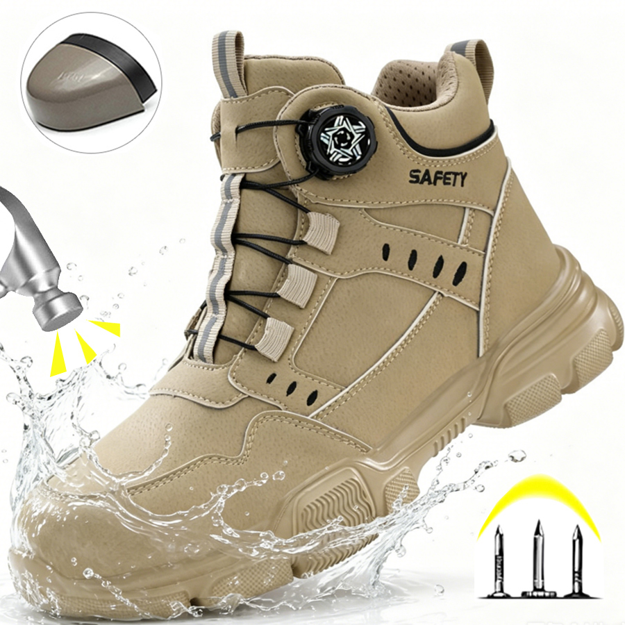 Halloween Men's Steel Toe Work - огляд і ціна Men'S Shoes Water Resistant