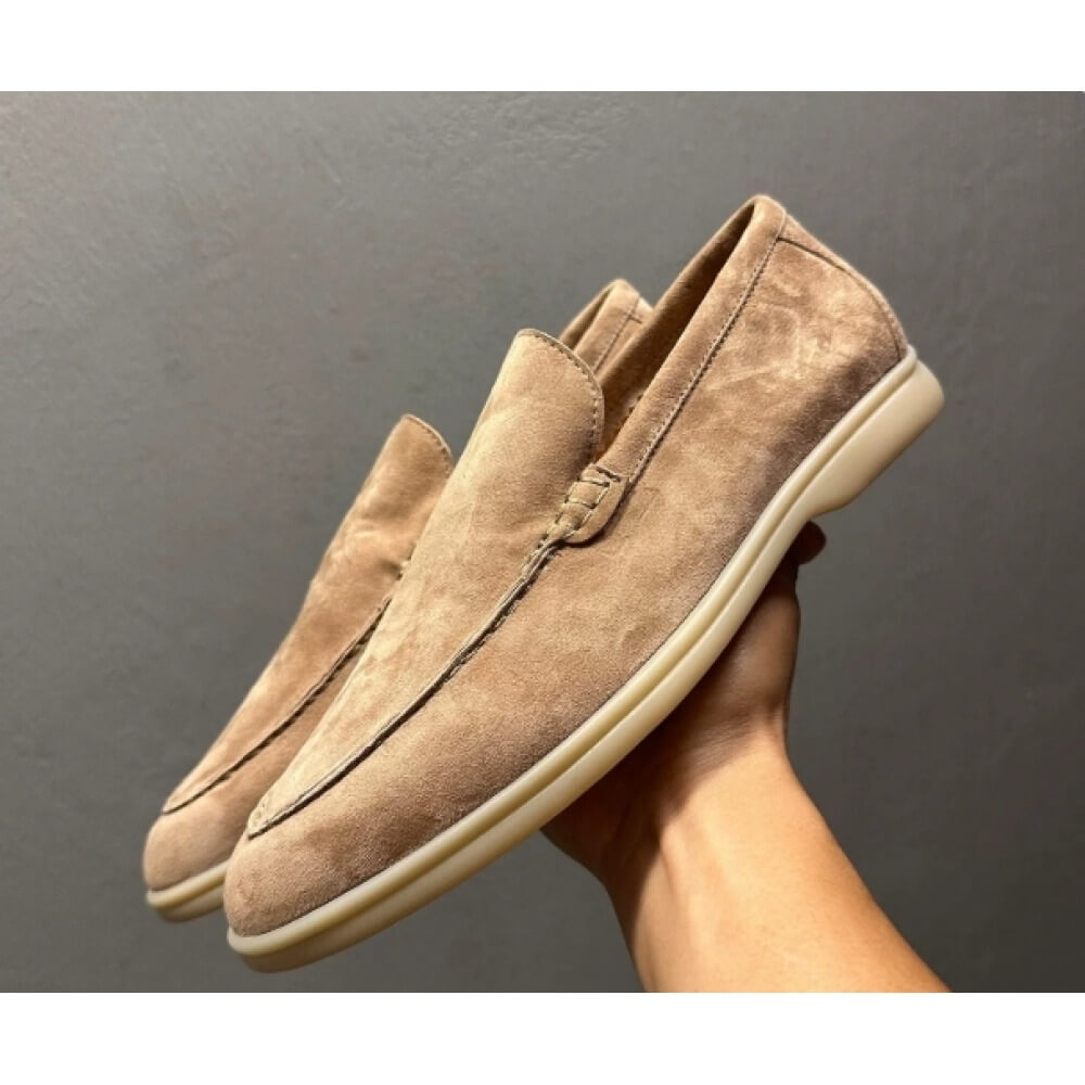 Luxury Beige Suede Casual Loaf - огляд і ціна Men'S Shoes Smart