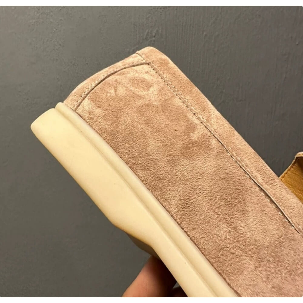 Luxury Beige Suede Casual Loaf - огляд і ціна Men'S Shoes Smart